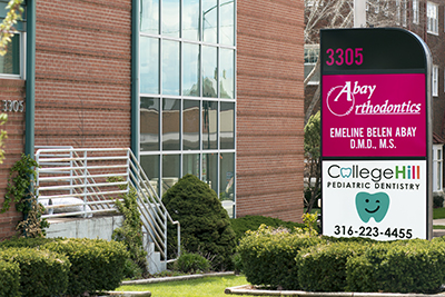 Abay Orthodontics sign on Douglas