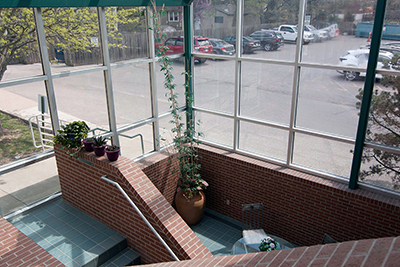 Entryway inside Solarium